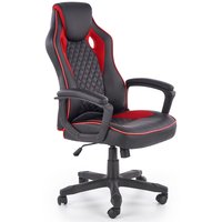 F1 kontorsstol / spelstol - Svart/röd