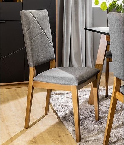 Chaise de salle à manger antique - Gris Chaise de salle à manger antique - Gris