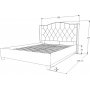 Duncan sngram 140x200 cm - Beige sammet