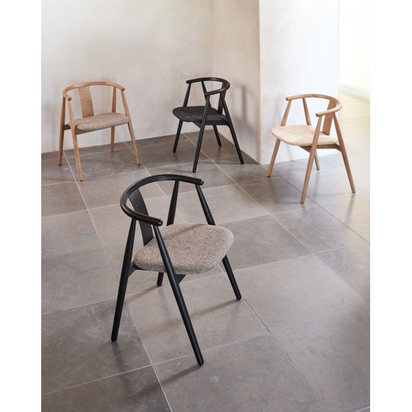 Fauteuil Dictu - Latte/noir Fauteuil Dictu - Latte/noir