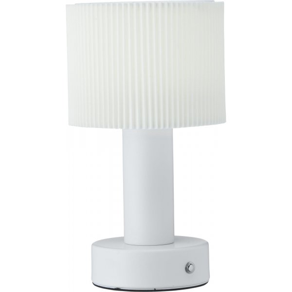 Tiara oplaadbare tafellamp - Wit - 24 cm Tiara oplaadbare tafellamp - Wit - 24 cm