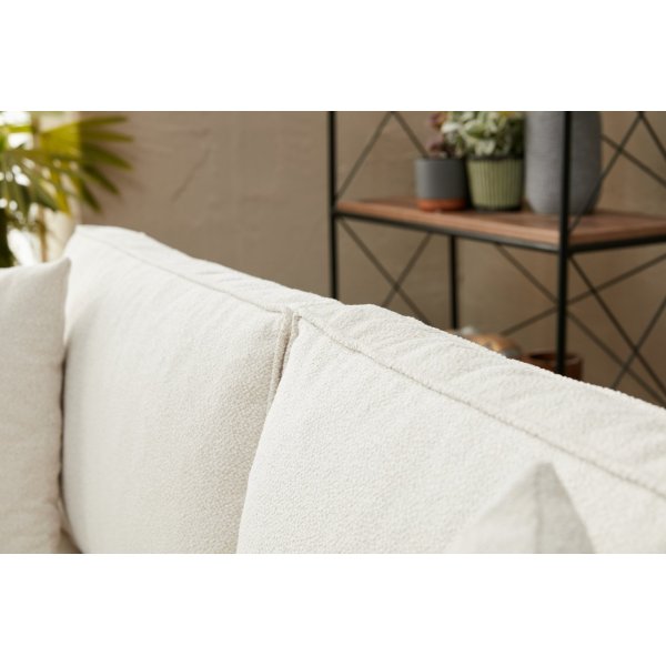 Berlin 2-sits soffa - Gräddvit/svart Berlin 2-sits soffa - Gräddvit/svart