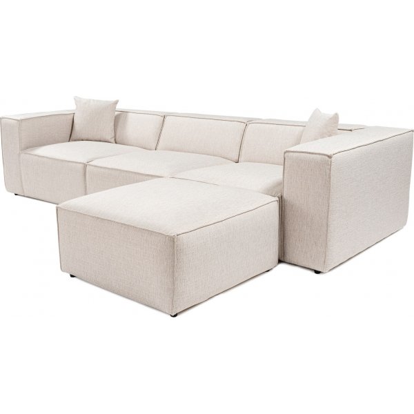 Canapé divan Lora - Marron clair Canapé divan Lora - Marron clair