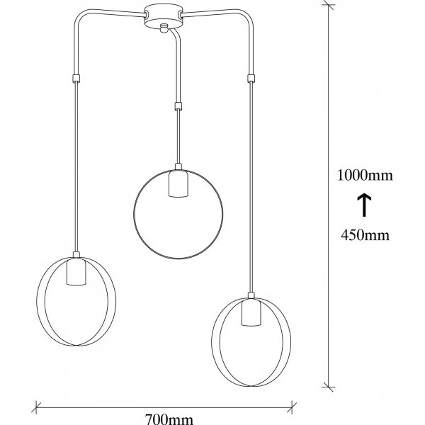 Plafonnier Haldur 4576 - Or/noir Plafonnier Haldur 4576 - Or/noir