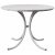Utebord runt 130 cm vit - Holmsund