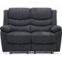 Tampa manuell 2-sits reclinersoffa - Gr tyg