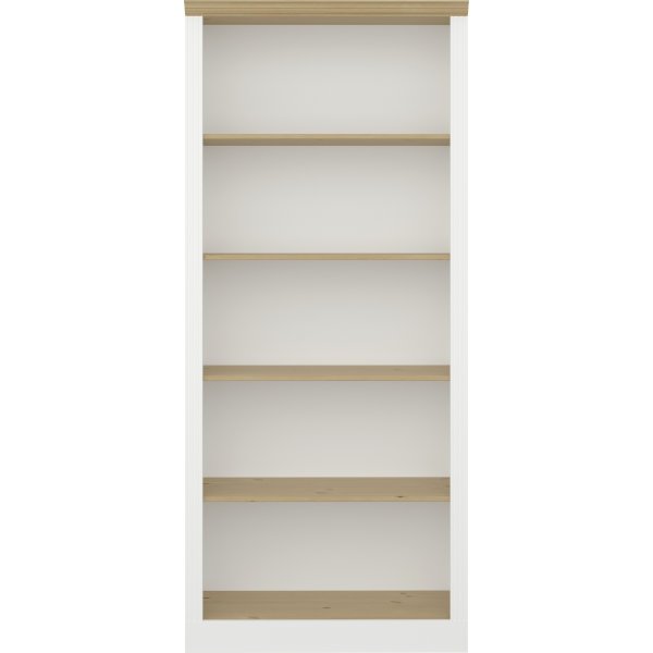 Nola bokhylla - Vit/beige Nola bokhylla - Vit/beige