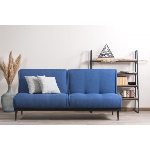 Röshult 2-sits bäddsoffa - Blå Röshult 2-sits bäddsoffa - Blå