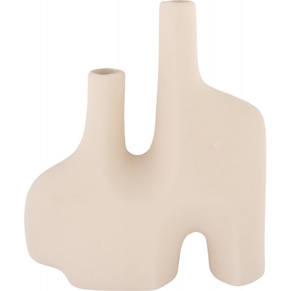 Vase Florero double - Beige sable