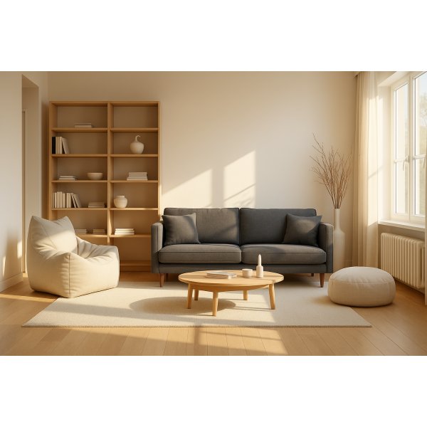 Soffa Östermalm 223 cm - Grå Soffa Östermalm 223 cm - Grå