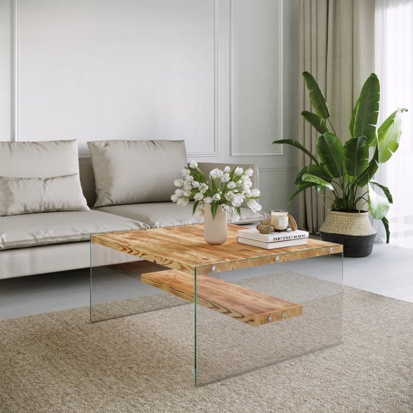 Niagara soffbord 75 x 75 cm - Ek Niagara soffbord 75 x 75 cm - Ek
