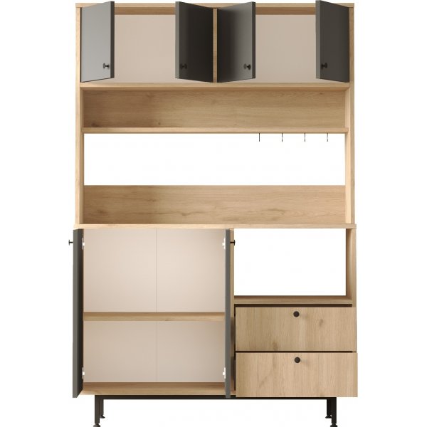 Royce köksskåp 5 - Ek/antracit Royce köksskåp 5 - Ek/antracit