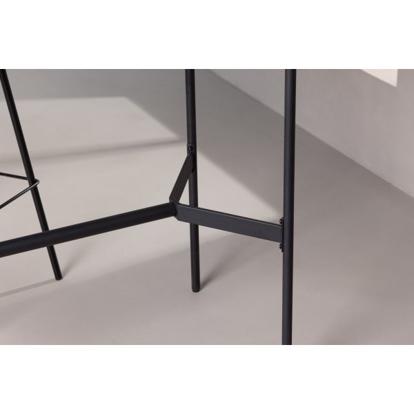 Rax barbord 120 x 60 cm - Svart