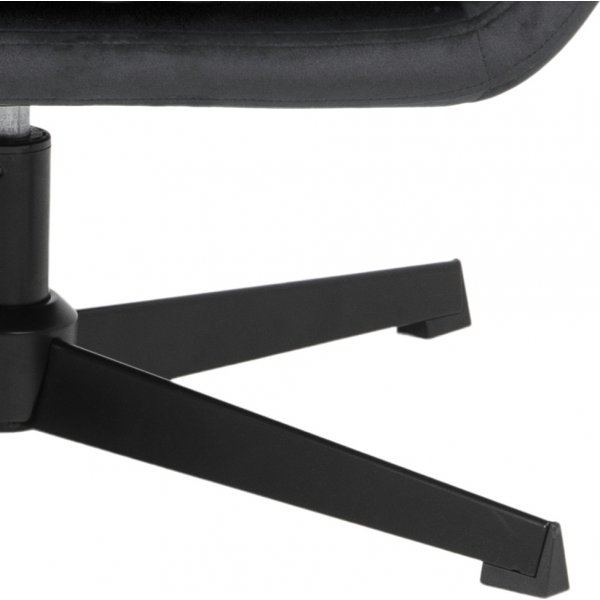 Fauteuil Trafford avec repose-pieds - Gris foncé Fauteuil Trafford avec repose-pieds - Gris foncé