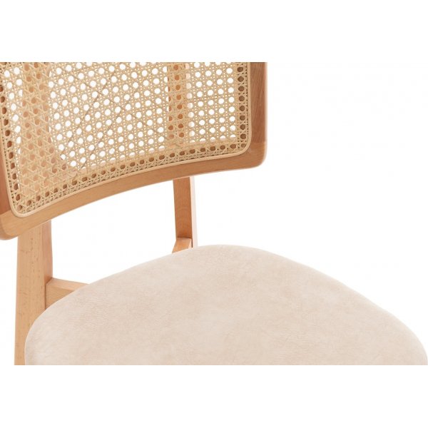 Lot de 2 chaises de salle  manger Zeus - Livre