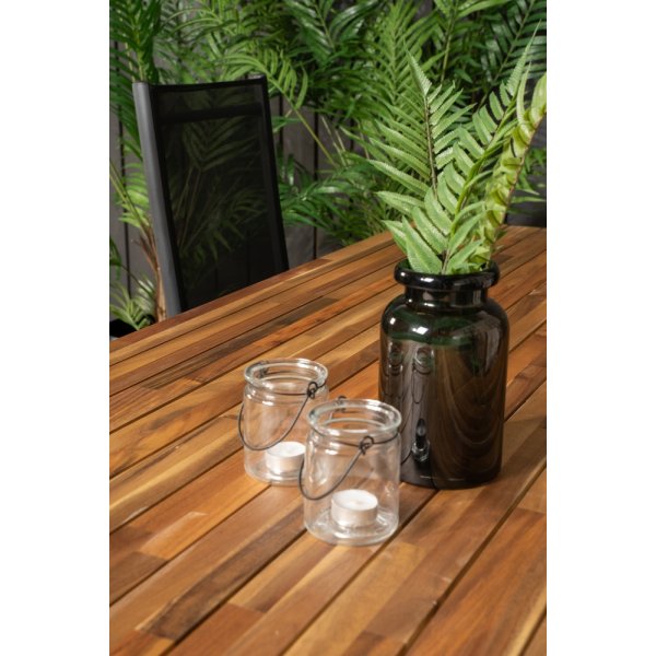 Bois utematgrupp med 6 st Break stolar - Svart/Natur Bois utematgrupp med 6 st Break stolar - Svart/Natur