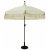 Parasoll med fransar 270 cm beige - Cirkus