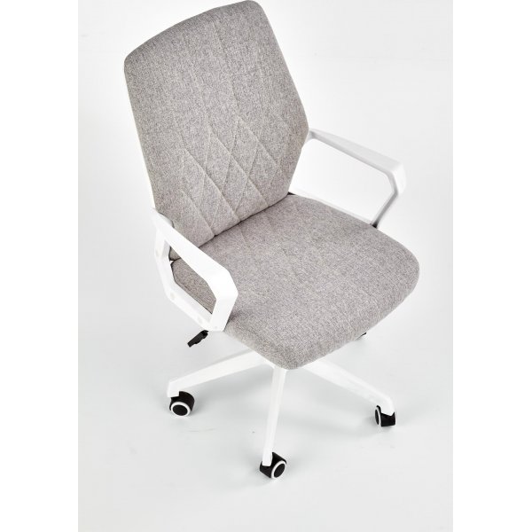 Chaise de bureau Mildred - Blanc/beige Chaise de bureau Mildred - Blanc/beige