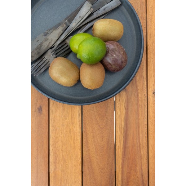 Khung matbord 200 x 100 cm - Svart/Natur Khung matbord 200 x 100 cm - Svart/Natur