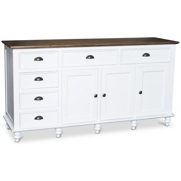 Victoria skänk - Vit/Brunbets Victoria skänk - Vit/Brunbets