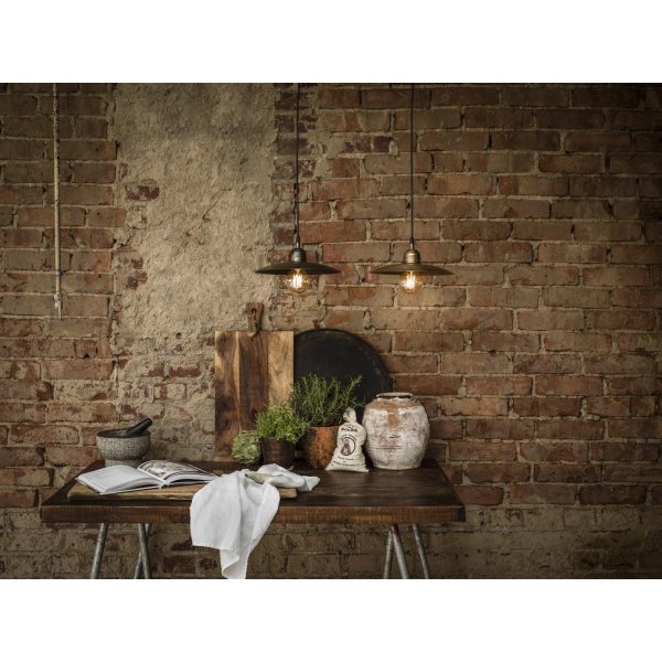 Plafonnier Como - Argent rustique - 28 cm