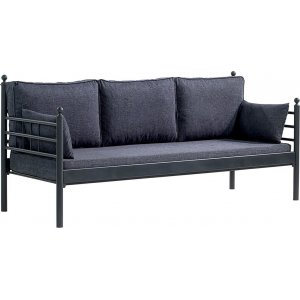 Manyas 3-sits utesoffa - Svart/antracit Manyas 3-sits utesoffa - Svart/antracit