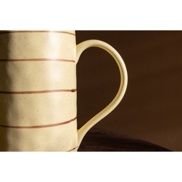 Kutie kanna Ø13 cm - Beige/brun Kutie kanna Ø13 cm - Beige/brun