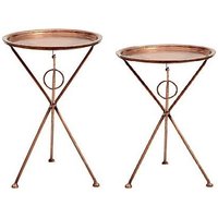 Melissa brickbord set om 2 st - Koppar Melissa brickbord set om 2 st - Koppar