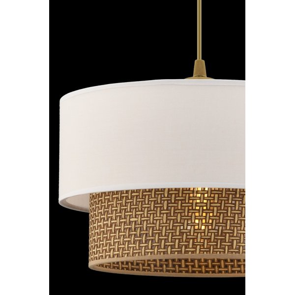 Echo taklampa - Beige/vit Echo taklampa - Beige/vit