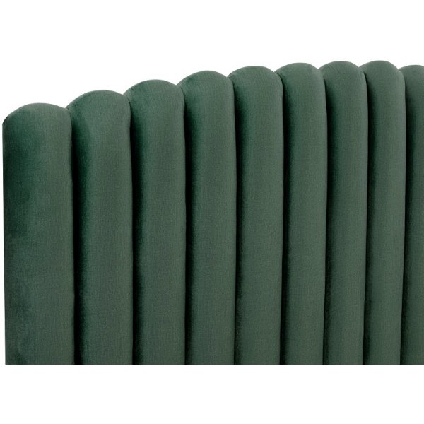 Tête de lit Bornholm (Velours vert émeraude) - Toutes largeurs Tête de lit Bornholm (Velours vert émeraude) - Toutes largeurs