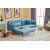 Canap divan Revos gauche - Turquoise