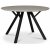 Ankara matgrupp; runt matbord + 4 st svarta Siknäs stolar