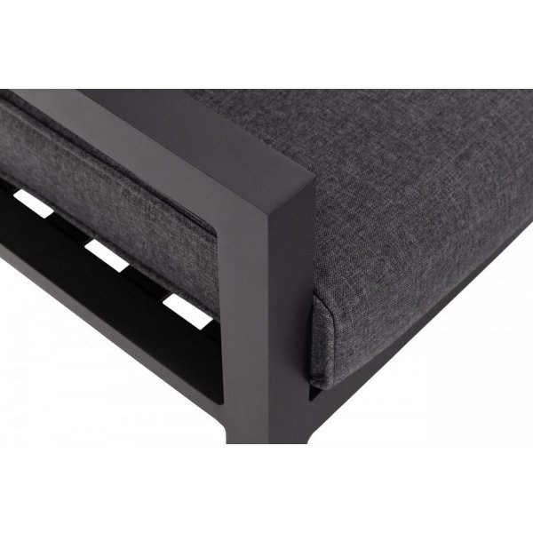 Morton Fåtöljset med bord & fotpallar (recliner) - Mörkgrå/grå Morton Fåtöljset med bord & fotpallar (recliner) - Mörkgrå/grå