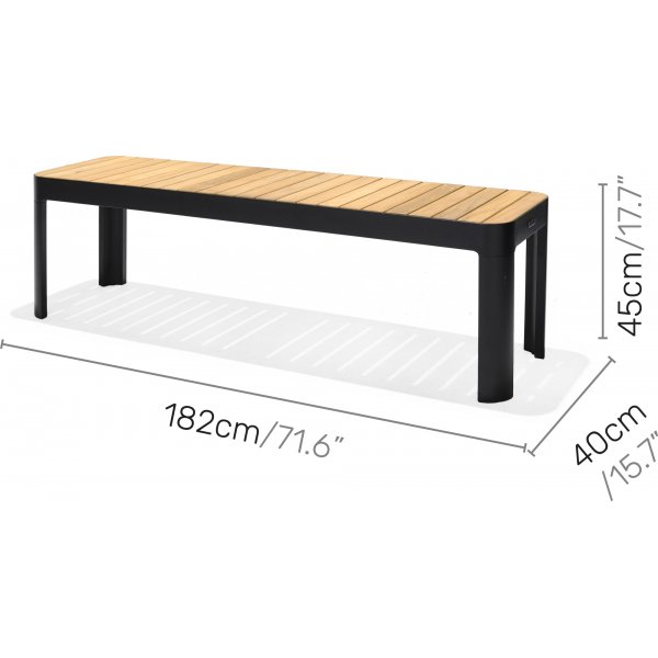Portals matgrupp 21 - Svart/teak Portals matgrupp 21 - Svart/teak