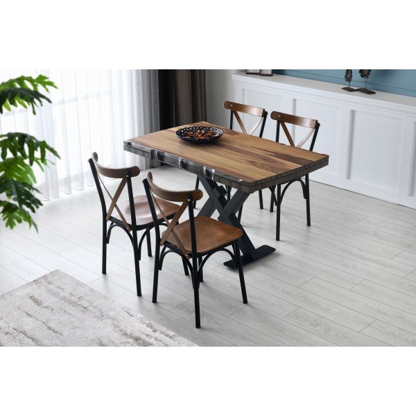 Olga matbord 130-190 cm - Valnt