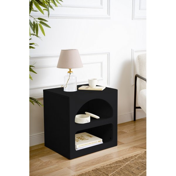 Table de chevet Liva - Noir Table de chevet Liva - Noir