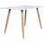 Paradis matbord 120x80 cm - Vit/ek