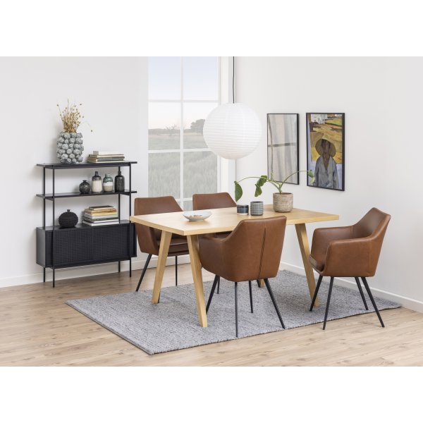 Bibliothèque Angus 114 cm - Noir Bibliothèque Angus 114 cm - Noir