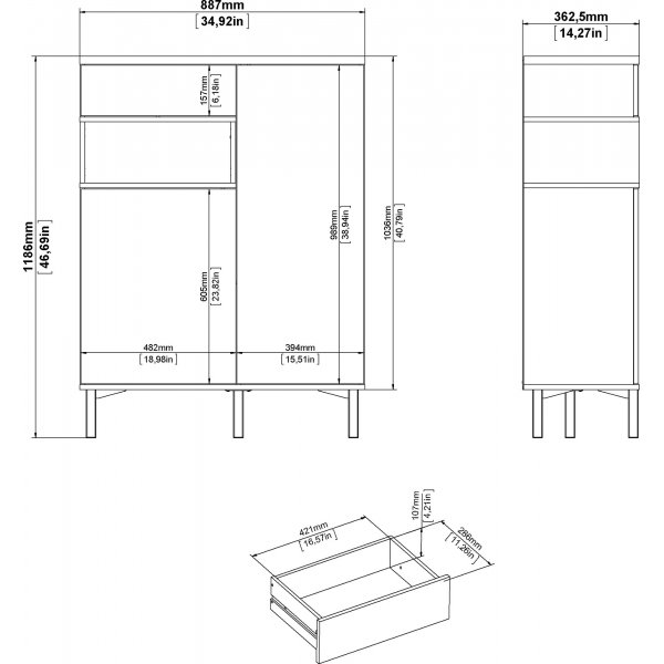 Roomers skp - Svart/valnt