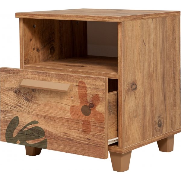 Table de chevet Leva Leaf - Pin