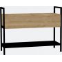Narden haltafel 90 x 34 cm - Saffier eiken