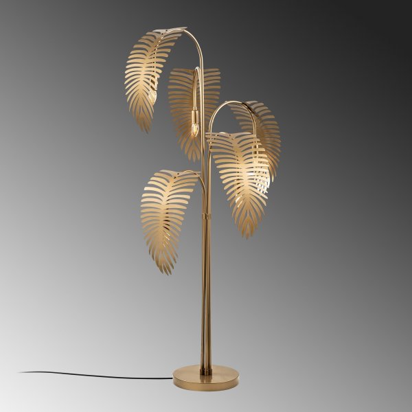 Palm golvlampa - Guld Palm golvlampa - Guld