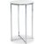 Palasso runt Lampbord 40 cm  -  Krom / Ljus marmorering + Textilrengring fr mbler