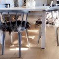 Kundbild Molly stolsdyna fårskinn - Grå