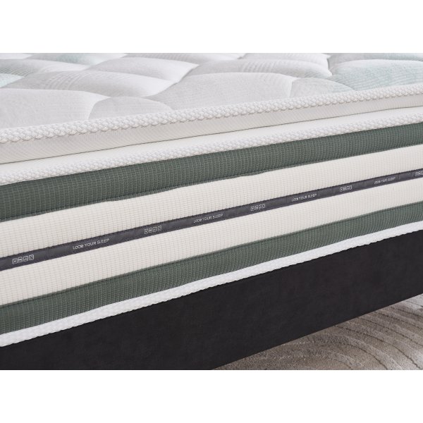 Matras met ingebouwde matrasbeschermer - Pocketsysteem 5-zone Matras met ingebouwde matrasbeschermer - Pocketsysteem 5-zone