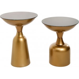 Chalice sidobord set 46/56 cm - Guld