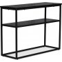 Solano konsolbord 100 x 35 cm - Svartbetsad ask (foliering)