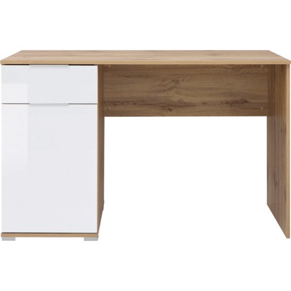 Bureau Zele 120 x 60 cm - Chêne/blanc Bureau Zele 120 x 60 cm - Chêne/blanc
