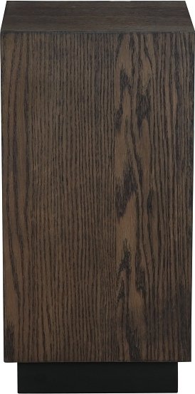 Napoli piedestal H60 - Brunlackerad ekfanér Napoli piedestal H60 - Brunlackerad ekfanér