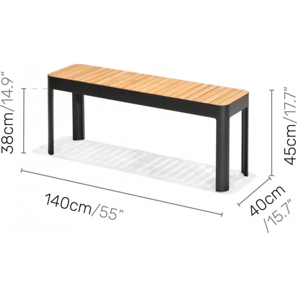 Portals matgrupp 12 - Svart/teak Portals matgrupp 12 - Svart/teak